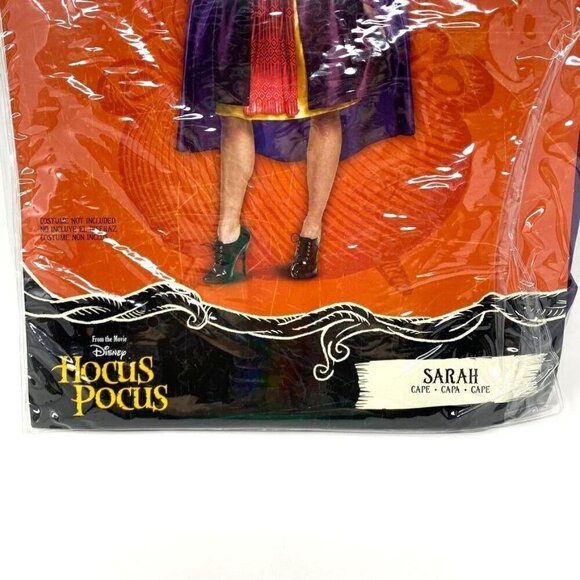 Disguise Adult Disney Hocus Pocus Winifred Mary Sarah Costume Hooded Cape OS - Picture 16 of 16